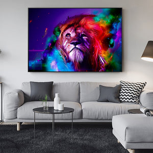 Psychedelic Lion