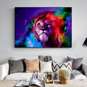 Psychedelic Lion