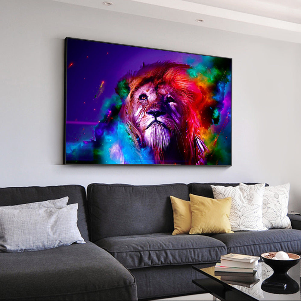 Psychedelic Lion