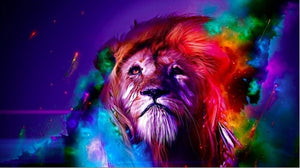 Psychedelic Lion